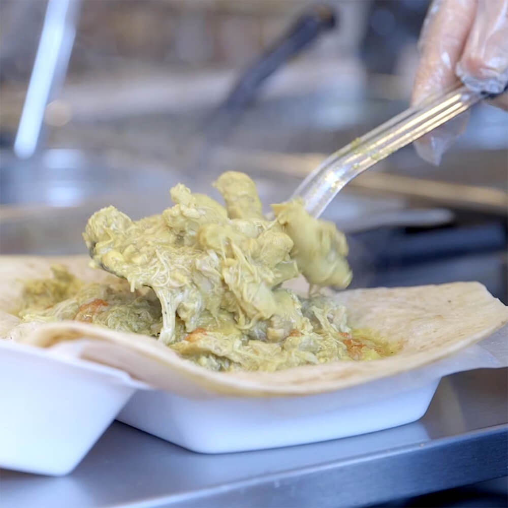 Hot Carribian Roti